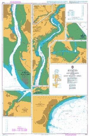 UKHO BA Chart 2022: Harbours and Anchorages in The East Solent Area