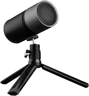 THRONMAX Pulse (M8) Noise Cancelling Streaming 96Khz USB Condenser Microphone for Laptop MAC Windows Cardioid Studio Recording Vocals, Voice Overs,Broadcast,YouTube Videos (Black)