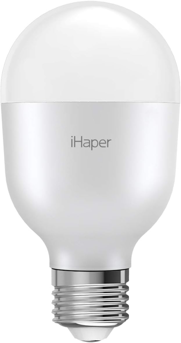 B2 Smart Light Bulb - Apple HomeKit Bulb, E26 WiFi LED Light Bulb, 3000K Daylight White, Dimmable, No Hub Required, Support Amazon Alexa, and Google Assistant (Only for iOS)