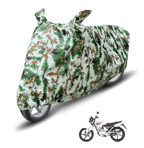 Image of Auto Hub Waterproof Bike Cover Compatible with Yamaha Libero G5 Dustproof, UV Protection Two Wheeler Bike Libero G5 Cover - Forest