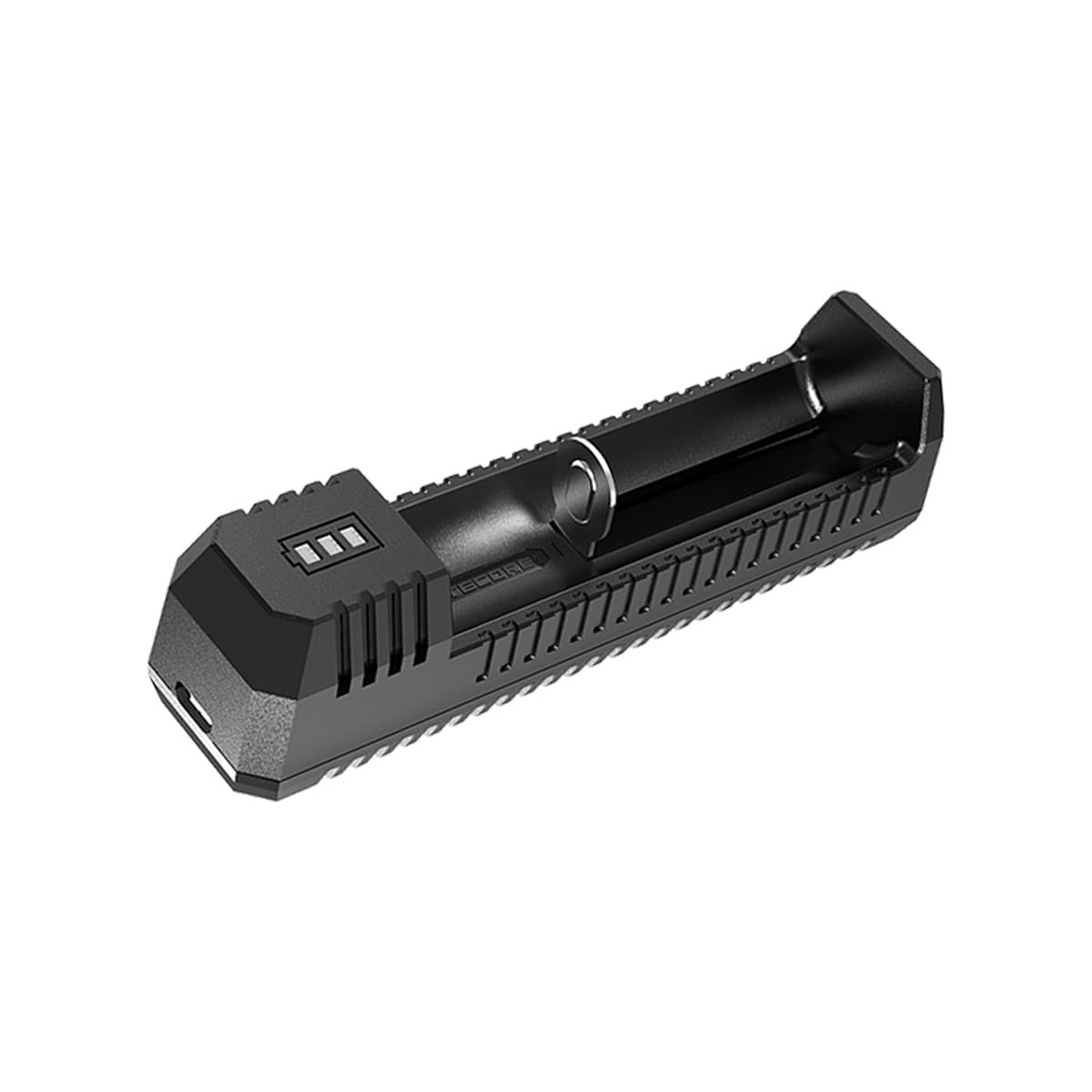 Nitecore UI1 ładowarka akumulatorowa z mikro USB, ładowarka do akumulatorów akumulatorowych, stacja ładująca na kemping i na zewnątrz, czarna