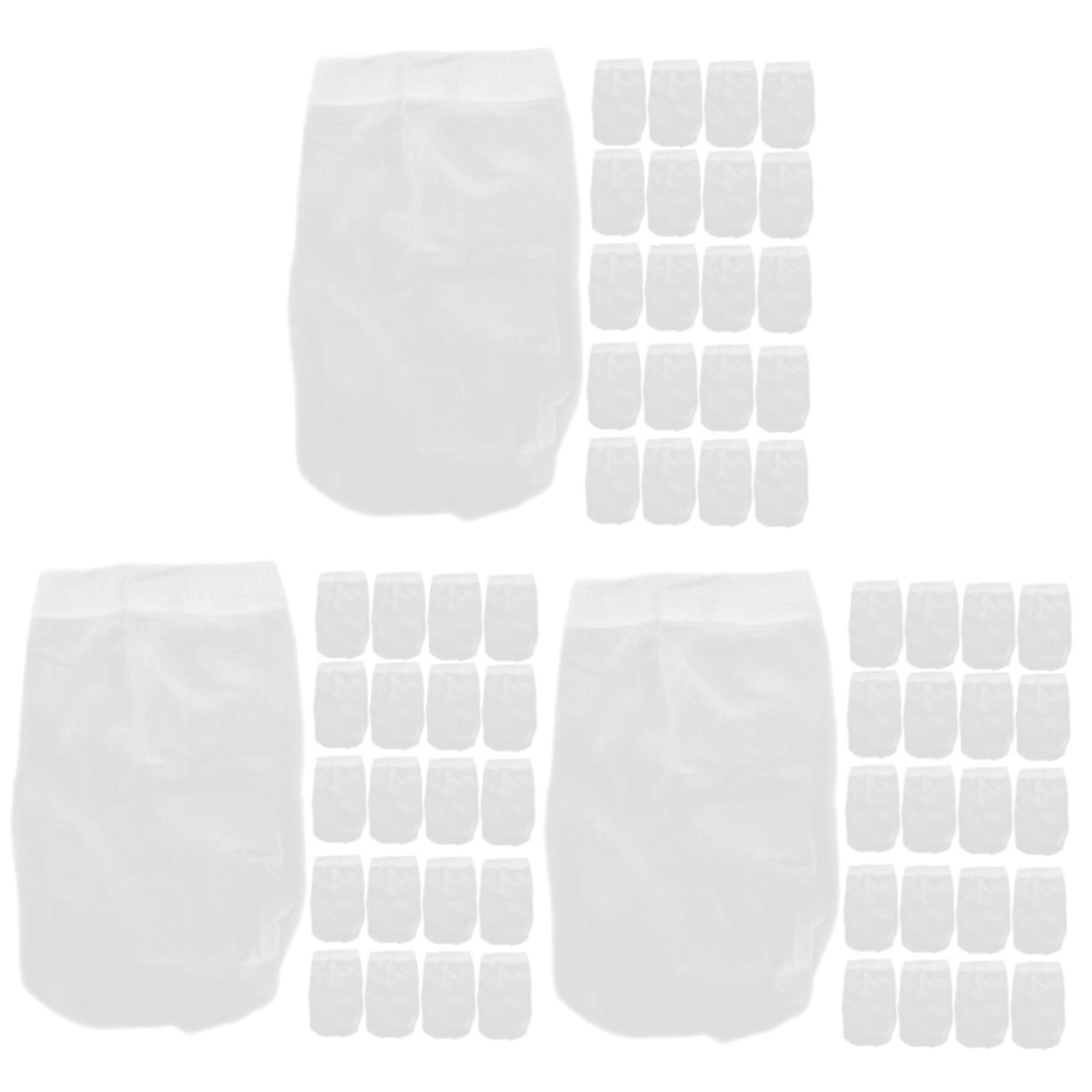 GALPADA 60 Piezas Bolsa De Calcetín De Malla De Filtro De Piscina Calcetines De Filtro De Piscina Calcetín De Filtro Acuario Estante Para Basura Malla De Nylon Superfina Elástica Fuerte