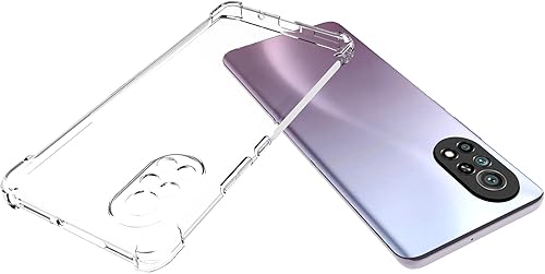 Miniatura 3 de Funda para Huawei Nova 8 Clear Crystal TPU Cuatro Esquinas Cubierta Proteger Cámara Llanura Transparente Suave Teléfono Funda Protectora