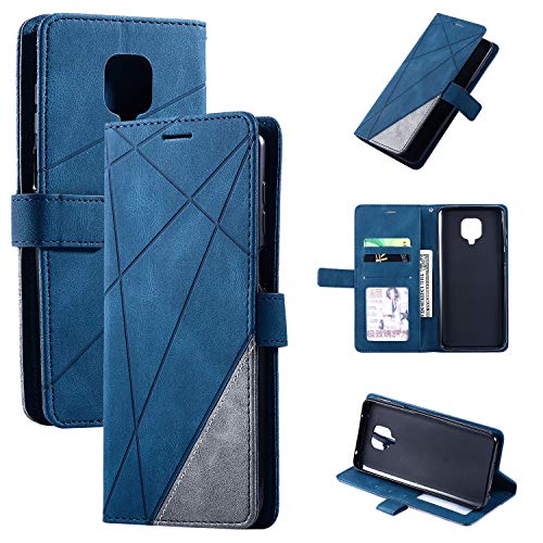 Leather Wallet Case for Xiaomi Redmi Note 9 pro/Note 9s/Note 9pro Max,Premium Pu Flip Leahter Case Folio Cover with Credit Slots Kickstand Cash Pocket Book Folding Case for xiaomi redmi Note 9s (Blue) Leather Wallet Case for Xiaomi Redmi Note 9 pro/Note 9s/Note 9pro Max,Premium Pu Flip Leahter Case Folio Cover with Credit Slots Kickstand Cash Pocket Book Folding Case for xiaomi redmi Note 9s (Blue)