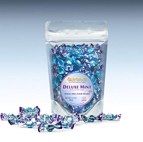 Glitterati DELUXE MINT - Famous Miniature Hard Candies (65 Ct. Resealable Pouch)