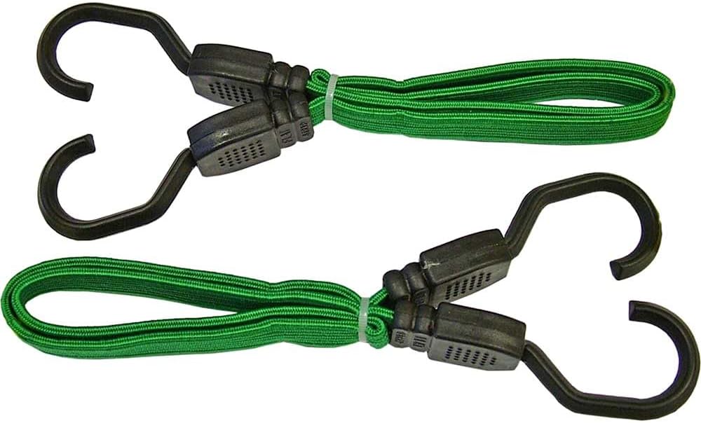 Faithfull TDBUNG24 61cm 24-inch Flat Bungee Cord - Green