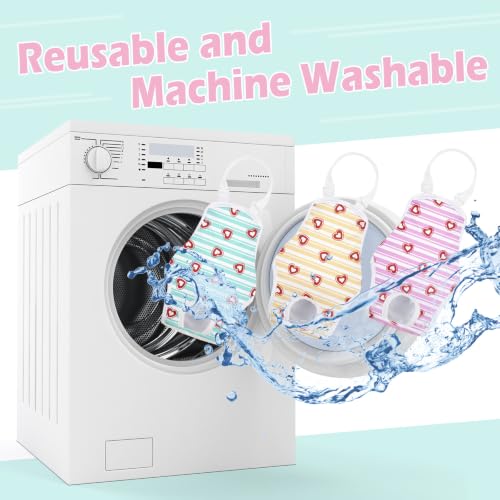 Image of Jollywoods 3 Pack Washable Female Dog Diapers with Adjustable Suspender | French Bulldog Period Panties, Escape Proof Dog Underwear Female, Super Absorbent Leakproof for Dog in Heat Cycle XS /S