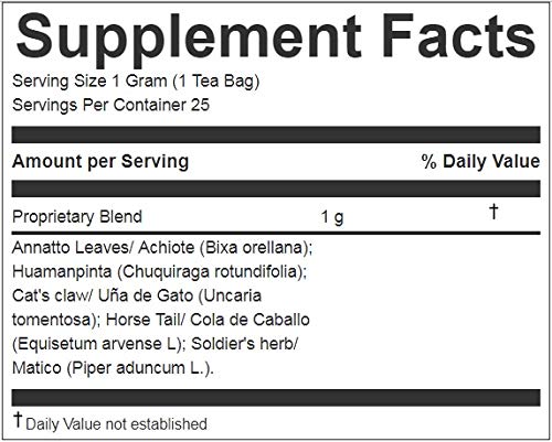 Miniatura 5 de Hanan Peruvian Secrets Prostasan Té de hierbas  Mezcla 100% natural para el cuidado de la próstata  25 bolsas de té  Ayuda naturalmente en la