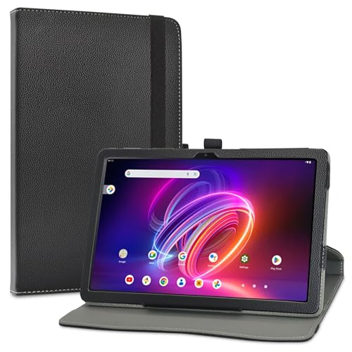 LiuShan Étui pour Acer Iconia Tab P10,360 degrés de rotation en cuir PU avec support étui pour Acer Iconia Tab P10 (P10-21Q-83VZ) 10,4 Pouces Android Tablet, Noir