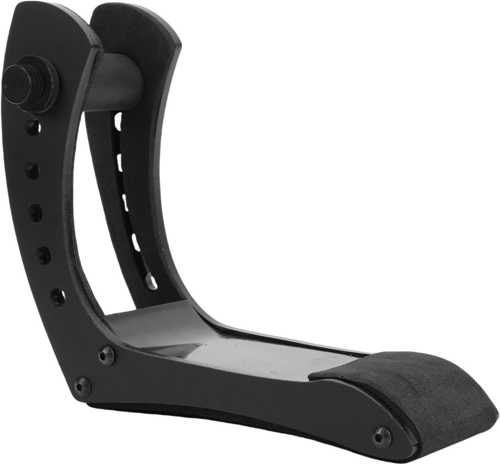 Générique Support de Guitare électrique Ergonomique, Hauteur Réglable à 6 Positions, Support de Jambe de Repose-pieds, pied guitare