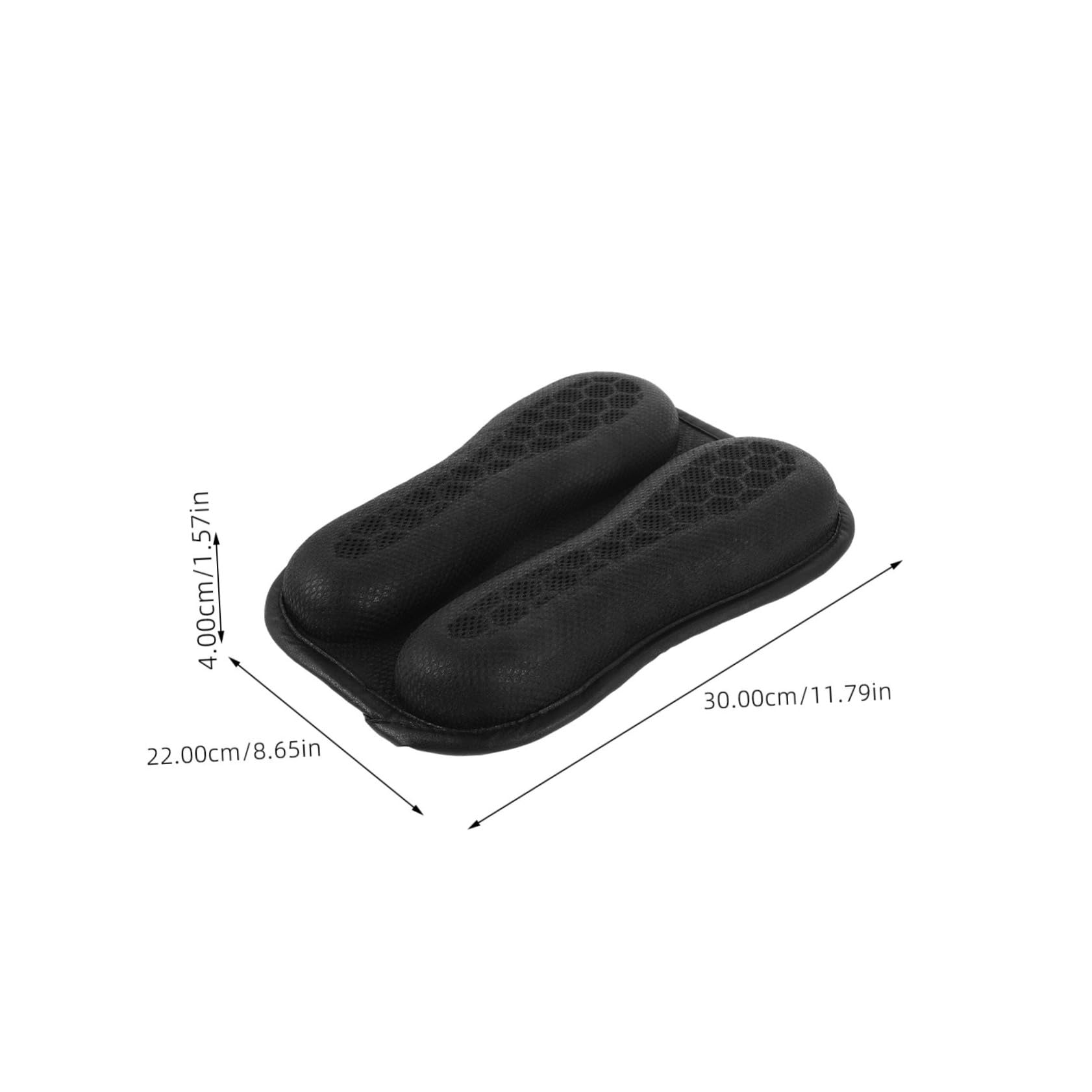 Cojín de Asiento de Motocicleta Negro de Gel 3D para Verano