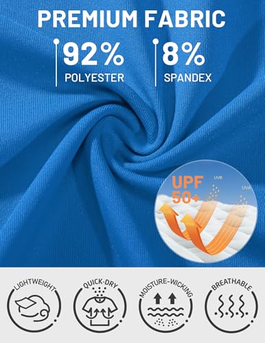 Image of MIER Polo Shirts for Men Short Sleeve Dry Fit Performance Golf Tennis Active Collared Shirts, UPF 50+ Sun Protection