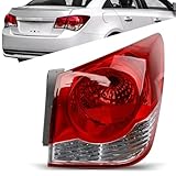 Misakomo Outer Tail Light Compatible with Chevrolet Cruze 2011-2015 and Cruze Limited 2016 - Brake Taillight Assembly Replacement for 96828251 and GM2805107 - Passenger Right Side RH