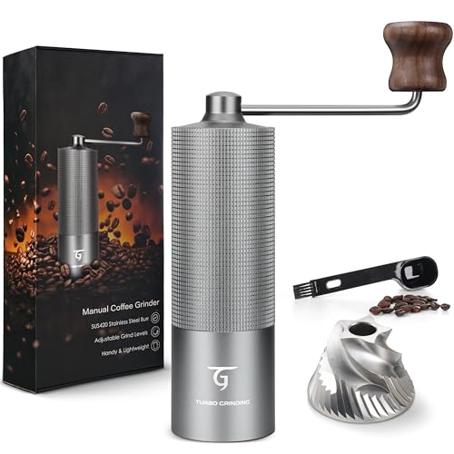 SUNYA Manual Coffee Grinder with Stainless Steel Conical Burr