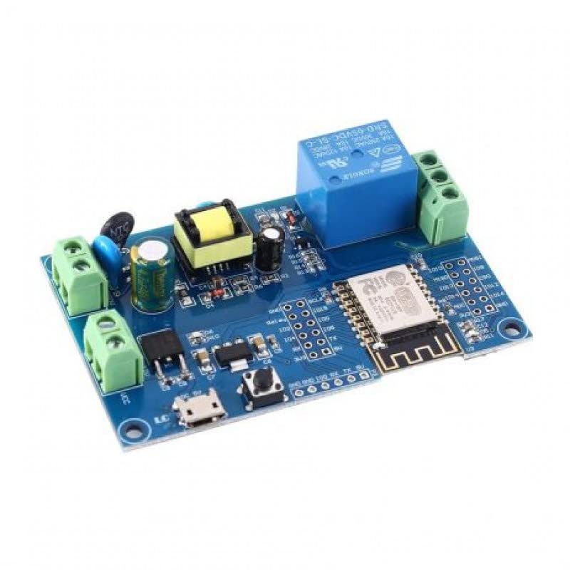 REES52 AC DC Power ESP8266 WIFI Single Relay ESP-12F Dev Board