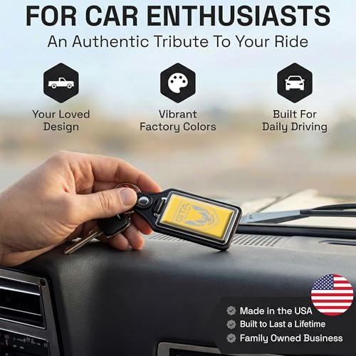 Image of Brotherhood Car Key Chain for Trans Am Firebird - Classic Models Keychain for Men and Women Gift Key Ring
