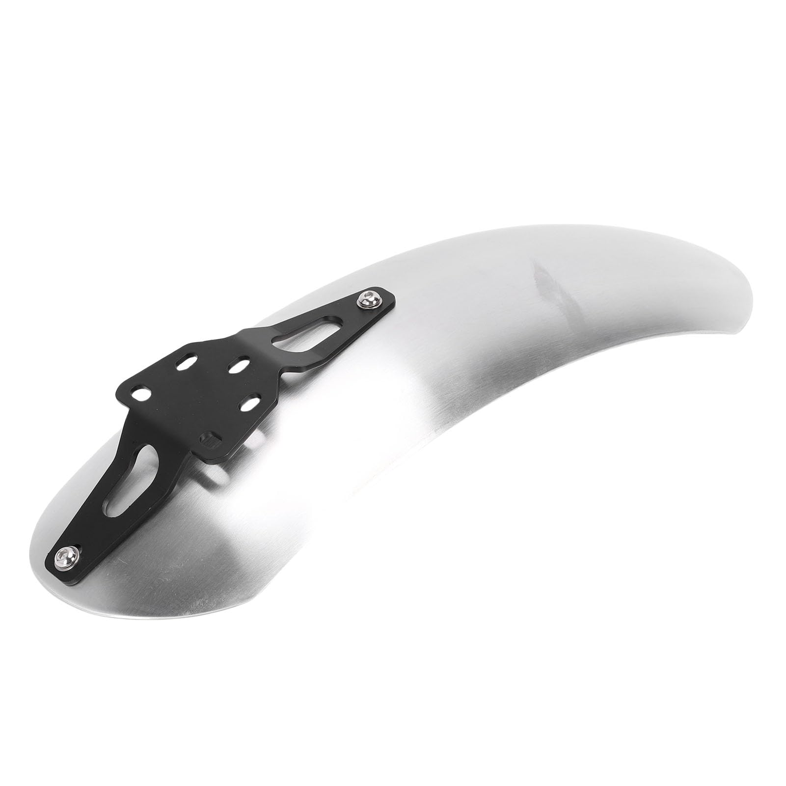 Guardabarros Delantero de Montaje Alto 900 | Protector contra Salpicaduras de Tablero Largo de Aleación de Aluminio para Street Twin Speed ​​Twin Street Scrambler (Silver)