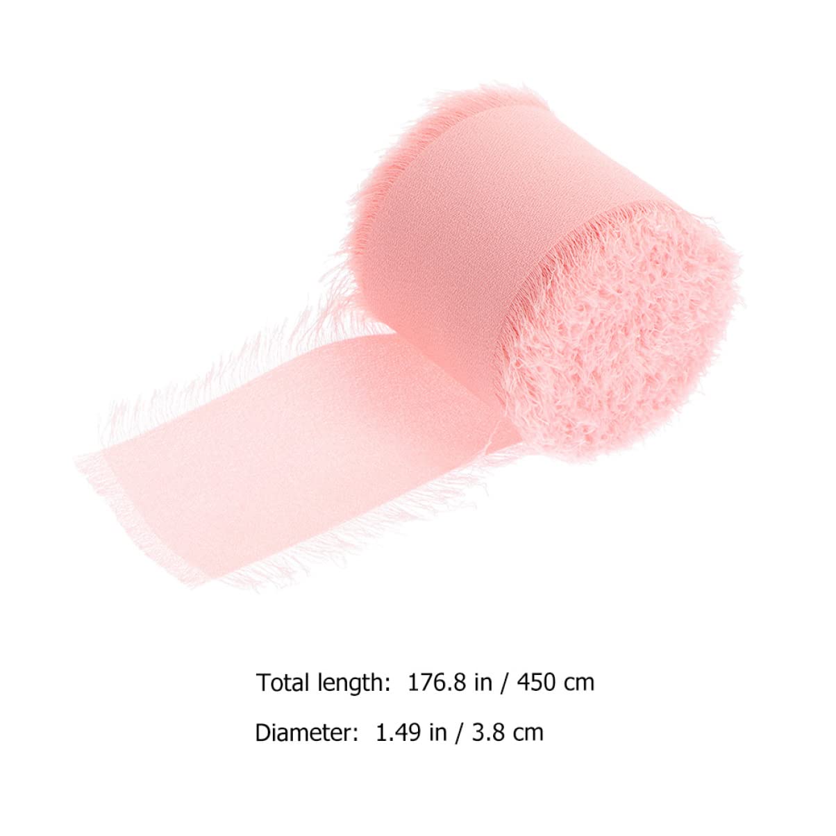 Homoyoyo 10rollen Blütenbänder Chiffon Yards Für Hochzeitsdekoration Haarschmuck Und Bastelprojekte Strapazierfähig Und Farbecht