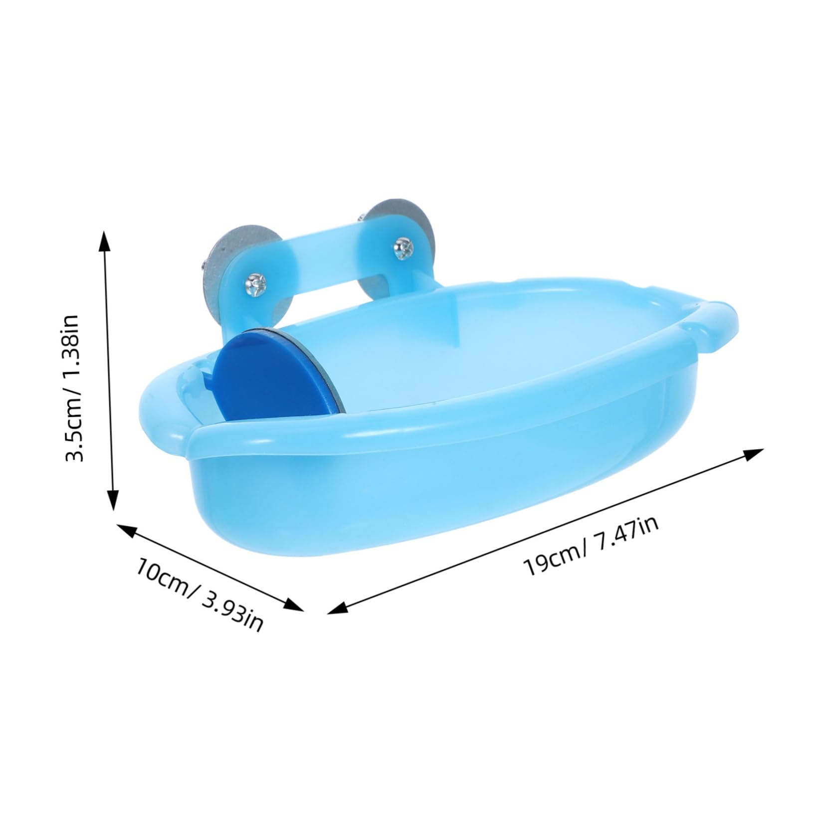 Mipcase 2pcs Bird Bath Replacement Bowl Bird Cage Accessories Parakeet Bath Tub Bird Bath Bird Bath Cage Parakeet Cage Accessories Parrot Bath Big Bird Baths for Cage Bird Tub Pp