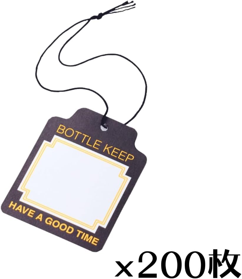 Suntory Marketing Bottle Keeper, Paper Bottle Names, Set of 200, Made in Japan, Liquor, Wine, Bottle Keep, Storage, Storage, Names, Tags, Home Bars, Labels, Commercial Use, Professional Tools 086-52