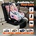 VLM Car Seat Protector for Child Baby Car Seat,600D Waterproof Car Seat Cover with Thick Padding, Non-Slip Backing and 2 Mesh Storage Pockets