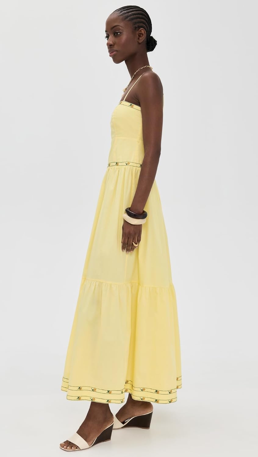 Playa Lucila Women's Embroidered Maxi Dress - Image 4