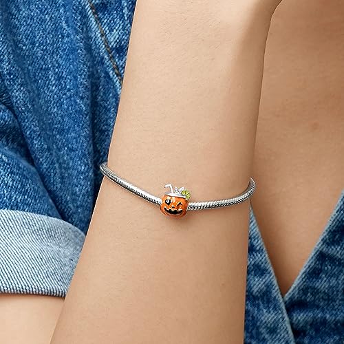 Image of GNOCE Halloween Charm Bracelet Fit Pandora Beads for Women Gift