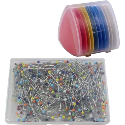 OZXTYO 1.5in Sewing Pins,500 Count-Tailors Chalk 10 pcs