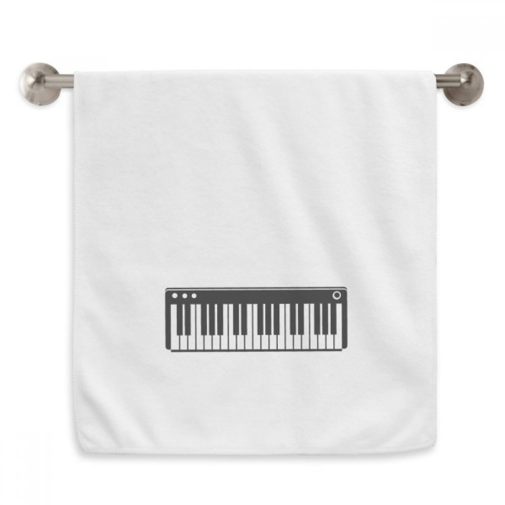 Serviettes débarbouillettes piano électrique moelleuses et absorbantes