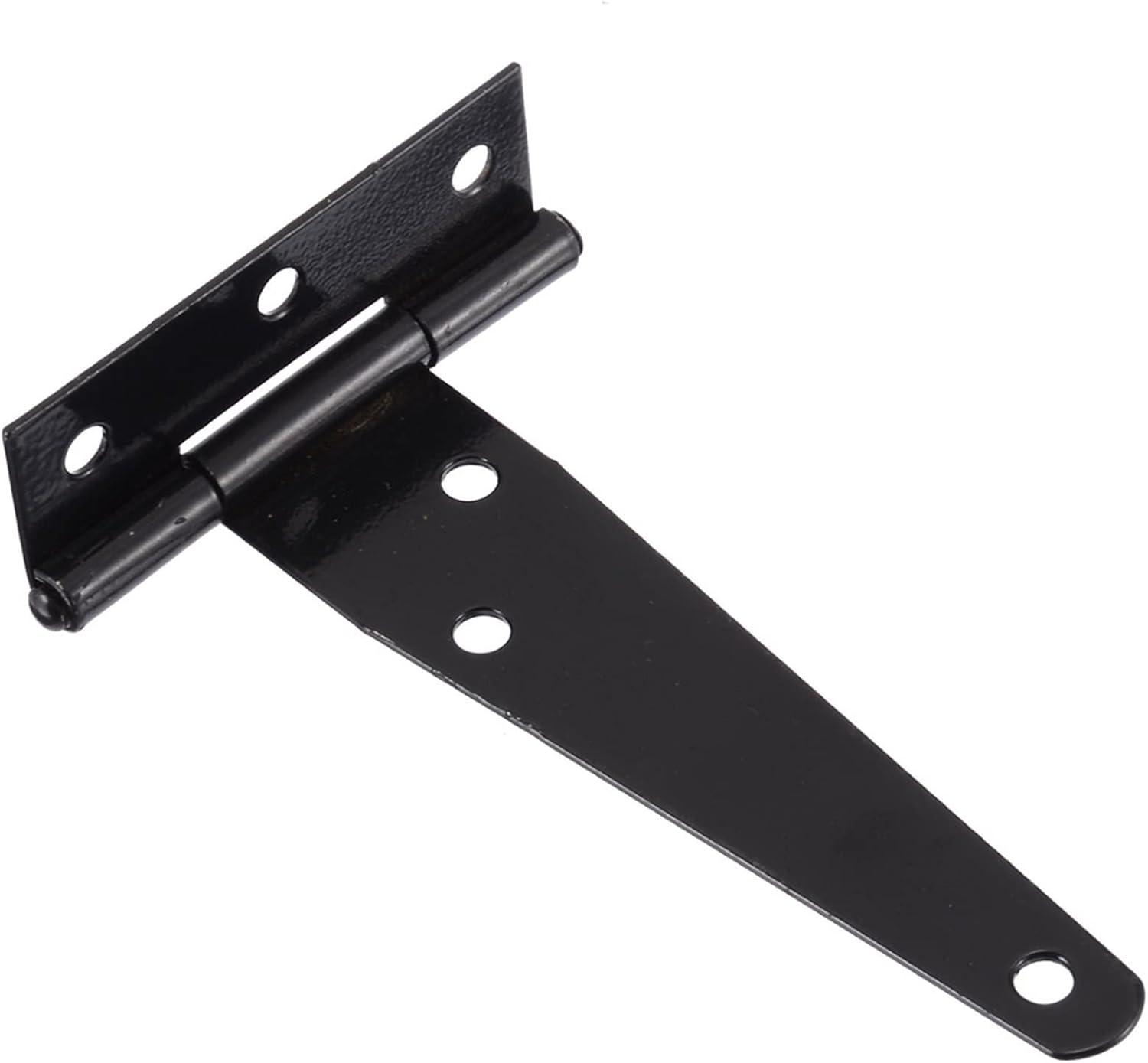 2 Pieces of New Black/Silver Painted T-Shaped Cabinet Shed Wood Door Hinge Hardware 2/3/4/5 Inch Made of Stainless Steel Hinges(Silver 3 INCH)