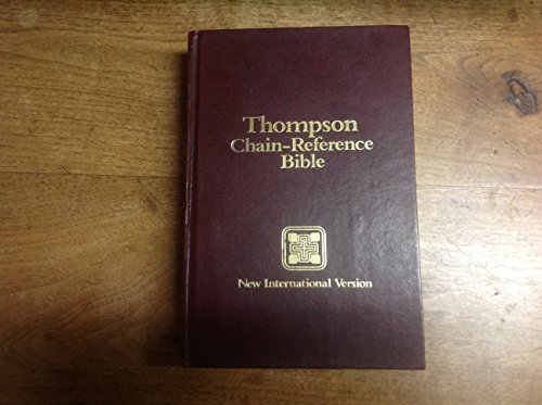 Thompson Chain-Reference Bible NIV Red Letter B01CV9DZJ0 Book Cover