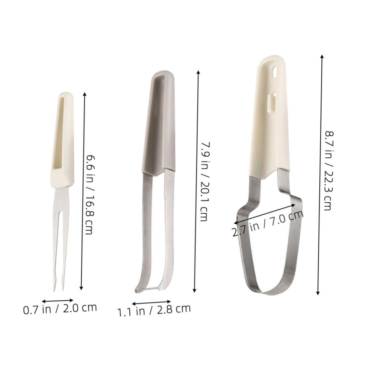 SOLUSTRE Stainless Steel Watermelon Slicer Fruit Pitter Slicer Reusable for Cutting Watermelon Melon and More