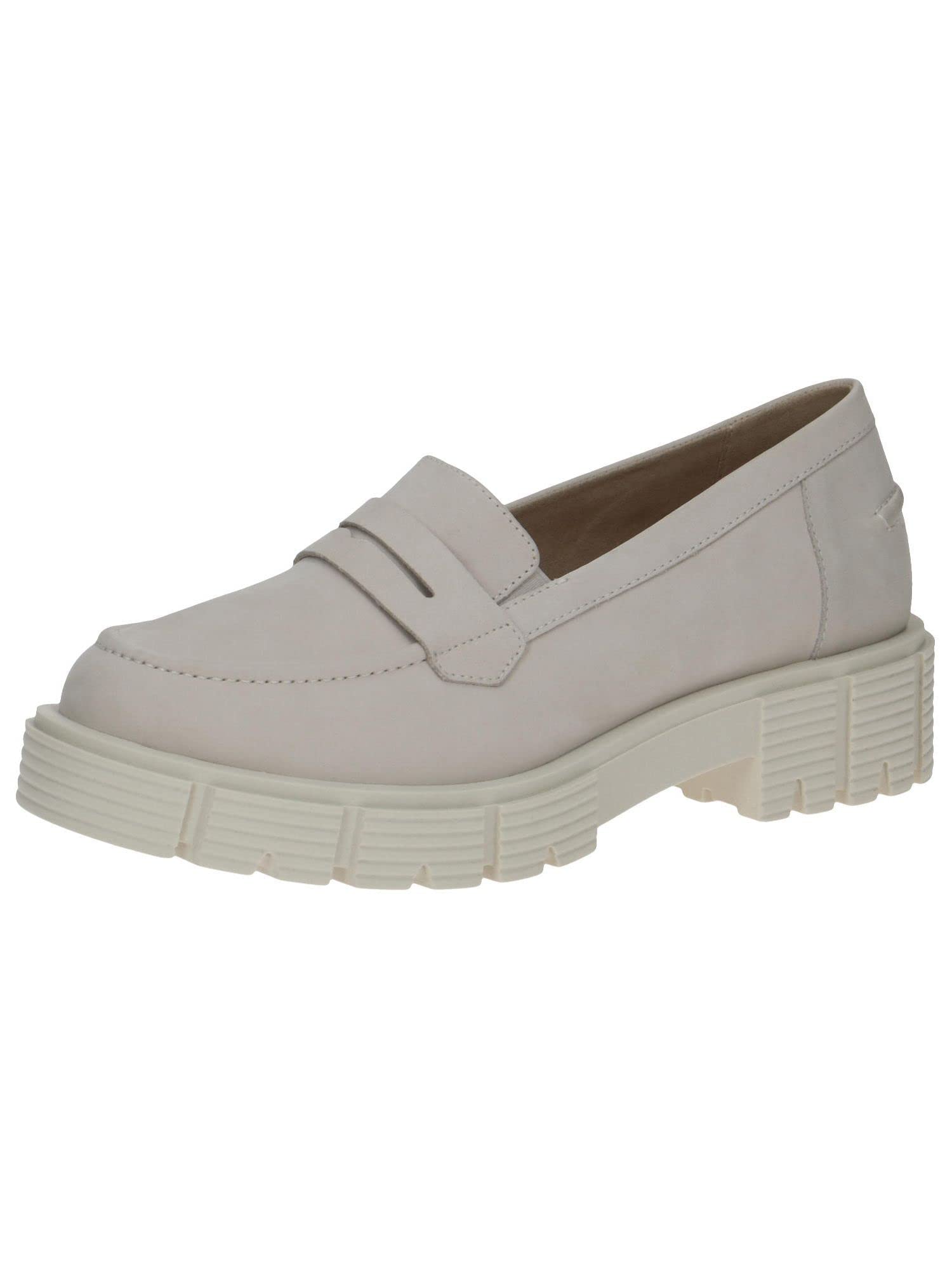 CAPRICE Women's Slippers 9-9-24755-20 G Width, White Black, 8.5 UK