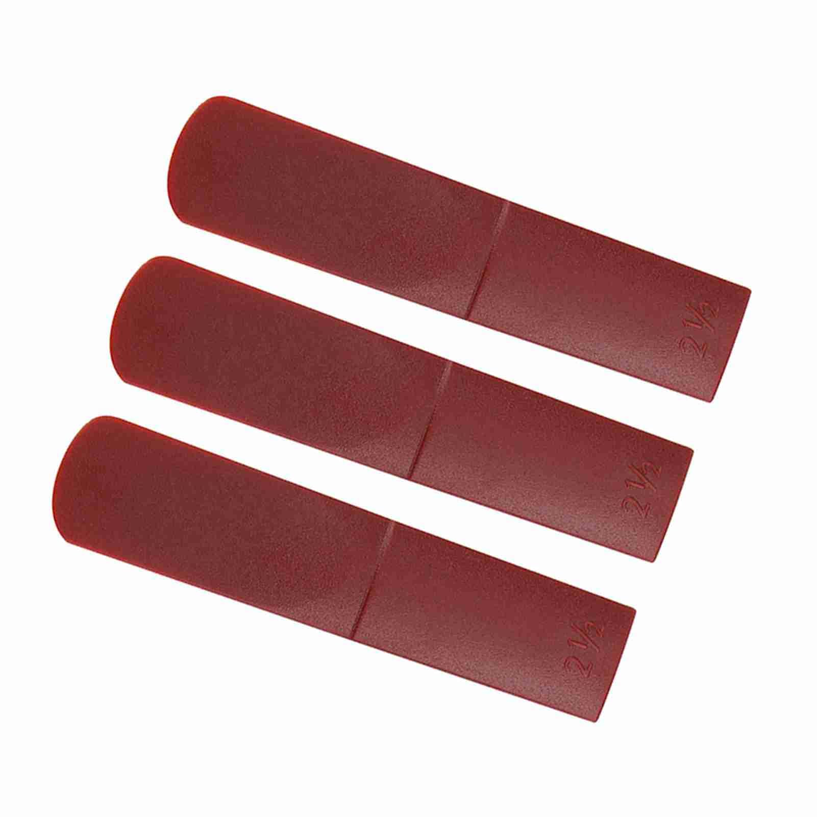 Anche Saxophone Alto,Archie Saxophone Alto 2 Silicone,Ance Sax Alto,Anches Saxophone Alto 2.5 Plastique,3Pcs Résine Embout De Saxophone Alto Reeds