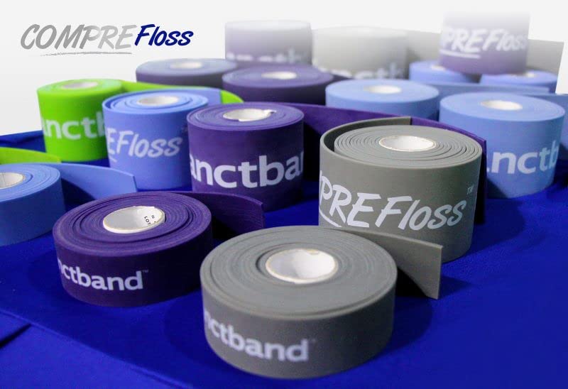 Bande de récupération Comprefloss FlossBand bleu niveau 2 taille M - 4