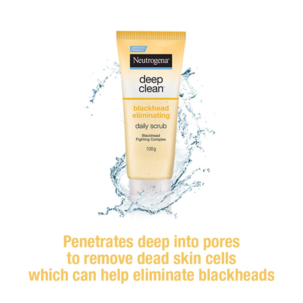 Neutrogena Deep Clean Scrub Blackhead Eliminating Daily Scrub For Face, 100g - Image 4 thumbnail