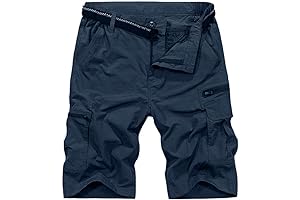 Jessie Kidden Mens Outdoor Casual Multi-pocket Loose Fit Expandable Water Resistant Quick...