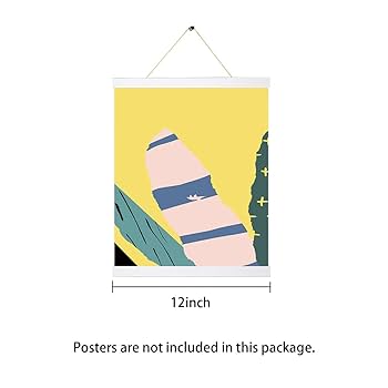 Amazon.com: Magnetic Poster Hanger Frame White 3 pack, 12x18