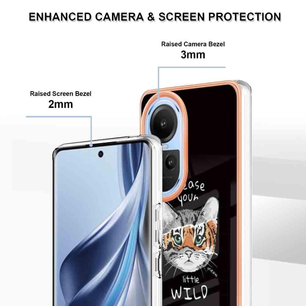 XINYEXIN Handyhülle Für Motorola Moto G54 – Süßes Katzen-Design, Transparent, Stoßfest Mit TPU