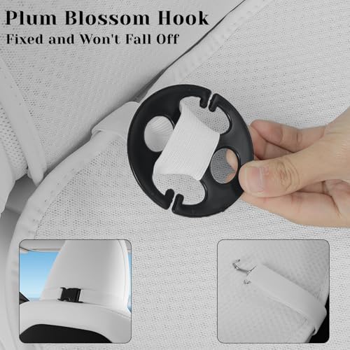 TOPABYTE Front Seat Cover for Tesla Model Y Juniper (Launch) Seat Cushion - Protects Your Tesla’s Seats - Car Seat Bottom Protector for Tesla Model 3/Y/X/S 2017-2026 Accessories, White - Image 6