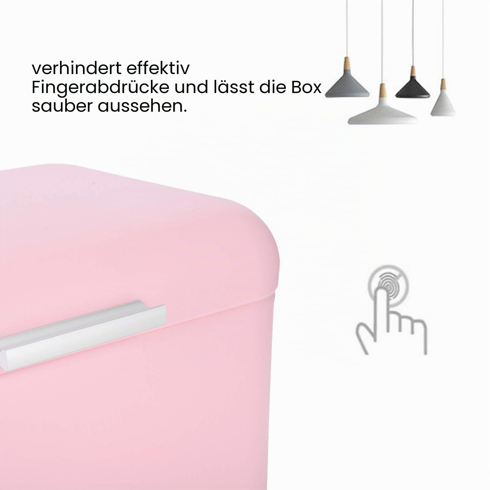 Brotkasten aus Metall,toastbrot aufbewahrungsbox, rosafarbener Brotkasten aus Schmiedeeisen, Aufbewahrungsbox mit Deckel, Retro-Stil, großer Lebensmittelbehälter