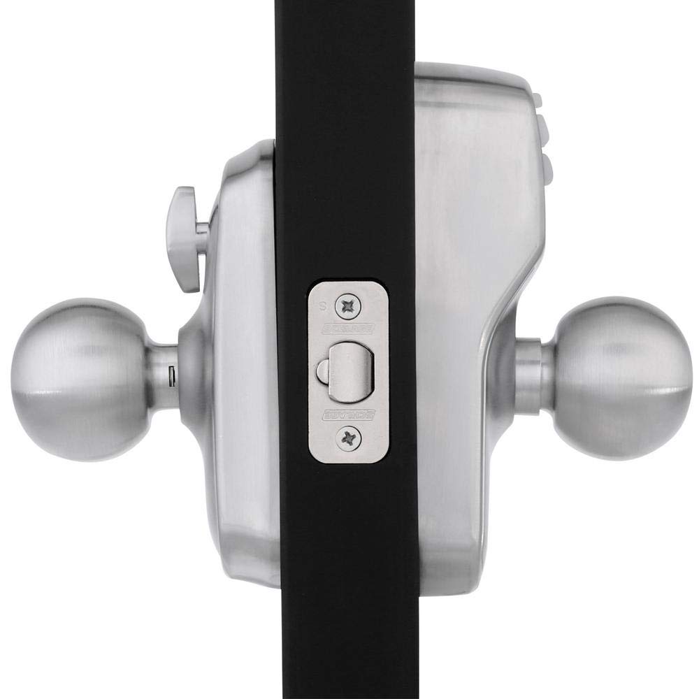 Schlage Electronic Keypad Deadbolt - Satin Chrome -2