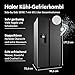 Haier Side-by-Side Kühl Gefrierkombination HSW79F18DIPT I Side by Side Kühlschrank mit Eiswürfelspender, Total No Frost, Wi-Fi & App I 177,5 x 90,5 x 72,6 cm I 601 L Nutzinhalt & Festwasseranschluss