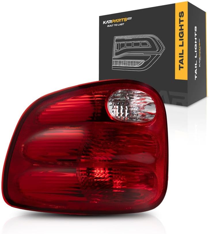 CarLights360: For 2000 2001 2002 2003 2004 Ford F-150 Tail Light Assembly Driver and Passenger Side DOT Certified - Replaces FO2800178 FO2801178 | YL3Z 13405 AA, YL3Z 13404 AA