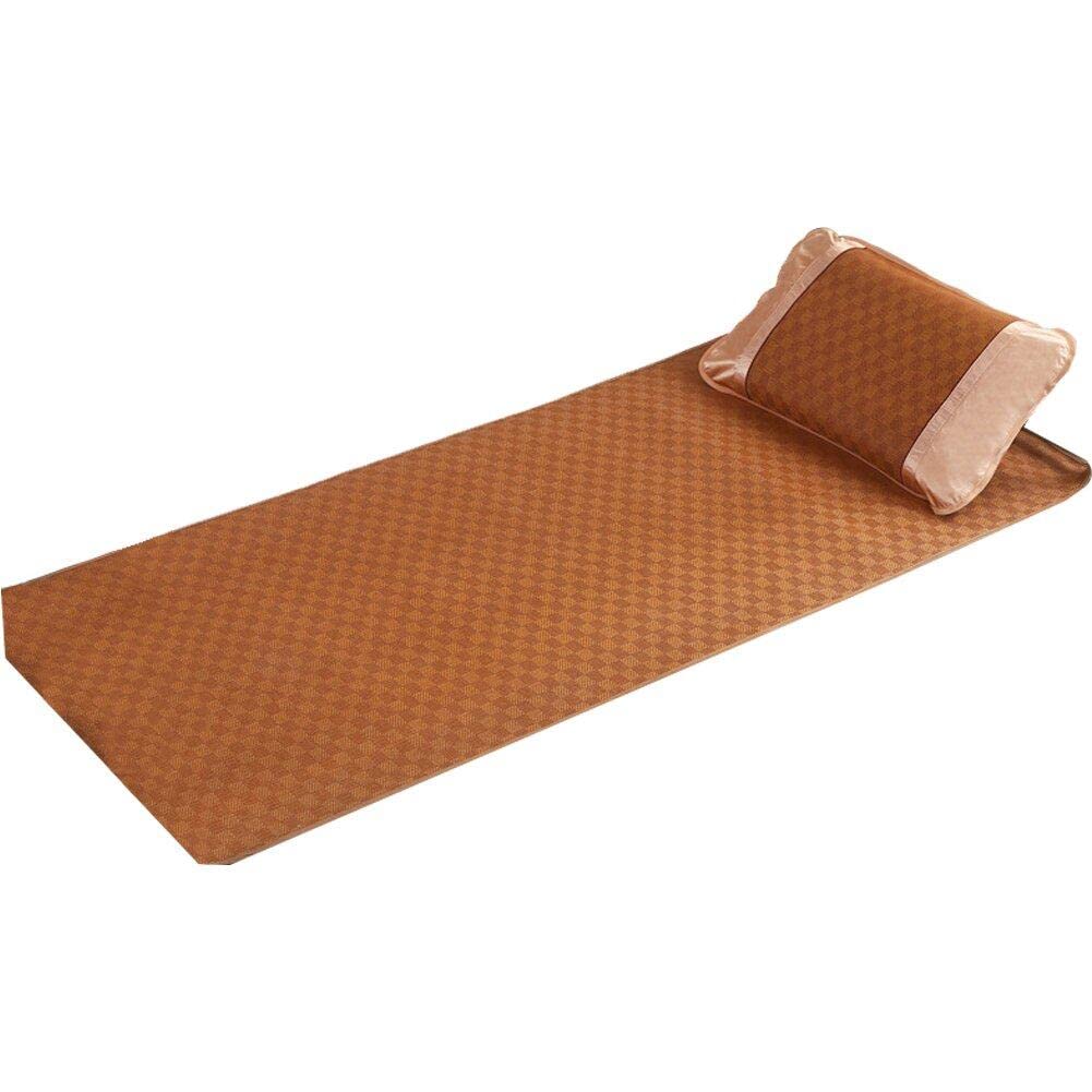 Cama para estudiantes con rattan de verano mat de dormir fresco y portátil