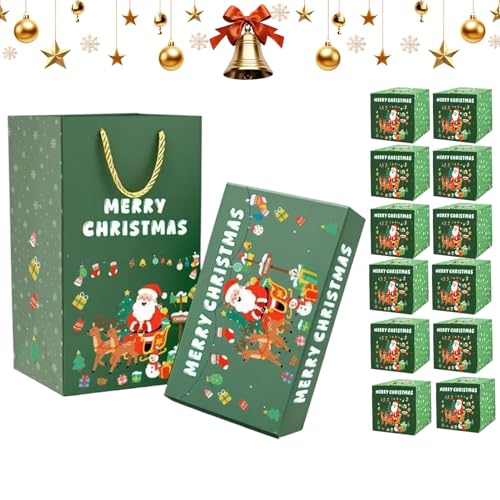 クリスマス マネーボックス - バウンス キャッシュボックス,折りたたみ式 収納ケース クリスマス 大人の集い 誕生日 ゲーム会 旅行用 イベント パーティーグッズ