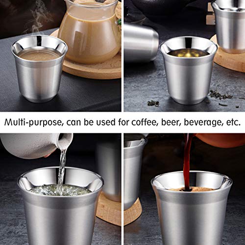 Mug Isolant Acier Inoxydable Anti-Refroidissement - Tasse Bureau et Camping