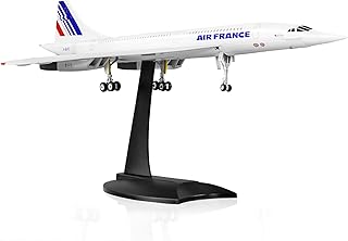Lose Fun Park 1:200 Scale Air France Plane F-BVFB Concorde Plane Model Airplane Alloy Diecast Airplanes for Collection and Gift