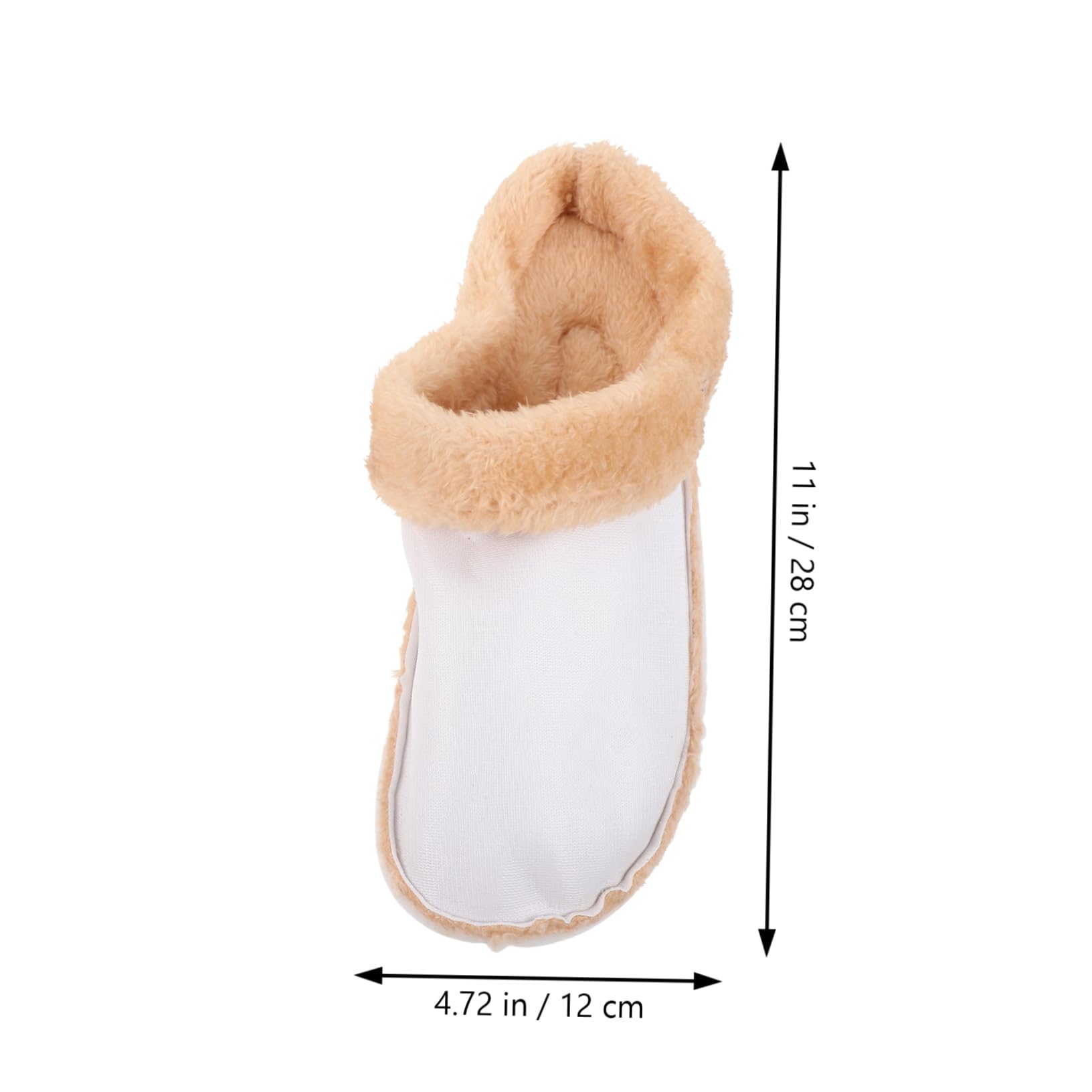 4pares Plantillas De Invierno Cálidas y Desmontables Para Zapatos Forro De Pelaje Insertos Para Zapatos Agujereados