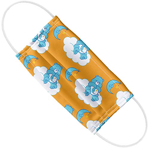 Popfunk Care Bears Bedtime Bear 1-Ply Reusable Face Mask Covering with Adjustable Nose Wire, Unisex